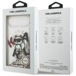 Karl Lagerfeld Liquid Glitter Choupette Logo MagSafe Case for iPhone Air Clear - imagine 8