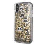 Karl Lagerfeld KLHCPXROGO iPhone X/Xs black & gold hard case Glitter - imagine 2