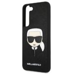 Karl Lagerfeld KLHCS22SSAKHBK S901 S22black hardcase Saffiano Ikonik Karl`s Head - imagine 6