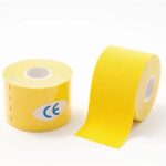 Extralink Kinesiology Tape, Kinesiotaping Strips, Sports Tape Pro 5m x 5cm Yellow - imagine 3