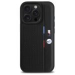 BMW BMHCP16X23PUPVK iPhone 16 Pro Max 6.9" black hardcase M Perforated Tricolor Detail Line - imagine 3