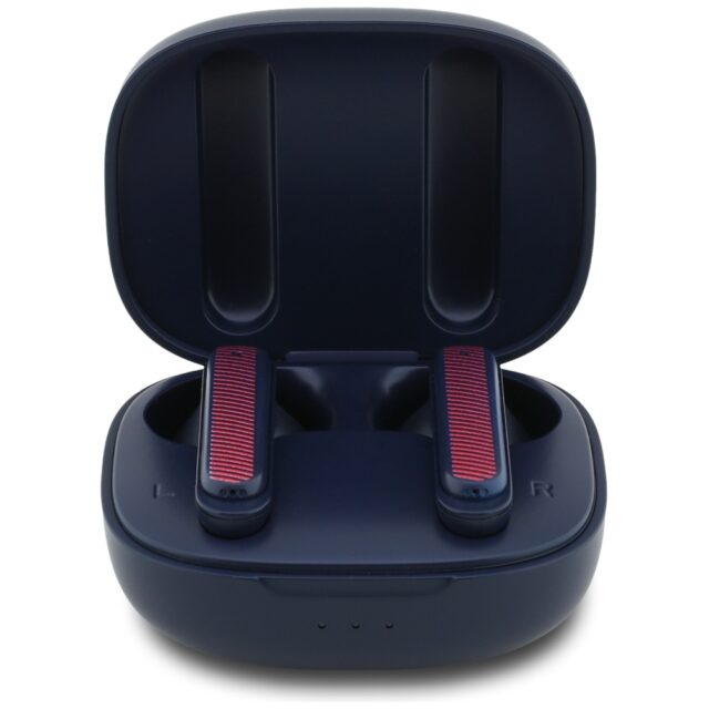 Red Bull Bluetooth ENC Printed Logo Navy Blue TWS Headphones - imagine 2