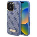 Guess GUHMP16XU4GPRB iPhone 16 Pro Max 6.9" blue hardcase 4G Logo Plate MagSafe