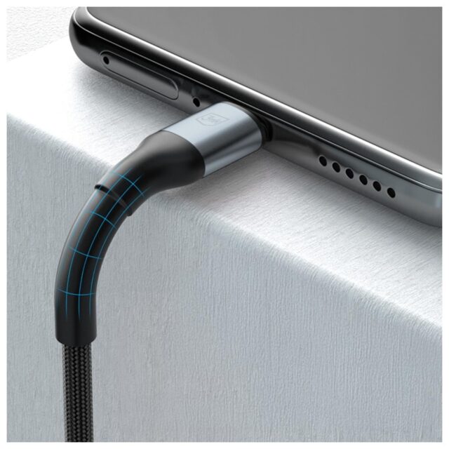 Cable 3MK Hyper Cable N-SERIES USB-A to USB-C 1m 9V/2A 18W black - imagine 5