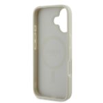 Guess GUHMP16SPGPYSH iPhone 16 6.1" white hardcase Peony Script Logo MagSafe - imagine 7