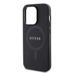 Guess GUHMP15LPSAHMCK iPhone 15 Pro 6.1" black hardcase Saffiano MagSafe - imagine 6