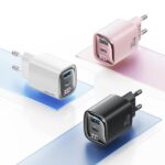 USAMS CC229 30W GaNUSB-C/USB-A Fast Charging XC Series Pink CC229TC03 - imagine 4