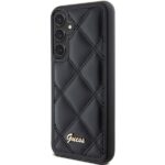Guess GUHCS23FEPSQSQSK S23 FE S711 black hardcase Quilted Metal Logo - imagine 2