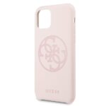 Guess GUHCN61LS4GLP iPhone 11 6,1 / Xrlight pink hard case Silicone 4G Tone On Tone - imagine 3