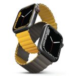 UNIQ Revix Strap Apple Watch Series1-8/SE/SE2/3/Ultra1/2/3 42/44/45/49mm Reversible Magnetic mustard