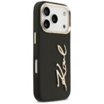 Karl Lagerfeld Karl Script Logo Case for iPhone 17 Pro Black - imagine 4