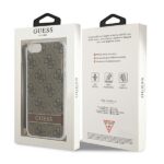 Guess GUOHCI8H4STW iPhone SE 2022 / SE2020 / 7/ 8 brown hardcase 4G Print Strap - imagine 8