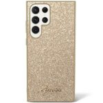 Guess GUHCS24LHGGSHD S24 Ultra S928 gold hardcase Glitter Script - imagine 2