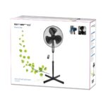 Emerio FN-122397.1 Black | Standing Fan | 40cm, 3 speed settings - imagine 3