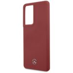 Mercedes MEHCS21LSILRE S21 Ultra G998 red hardcase Silicone Line - imagine 6