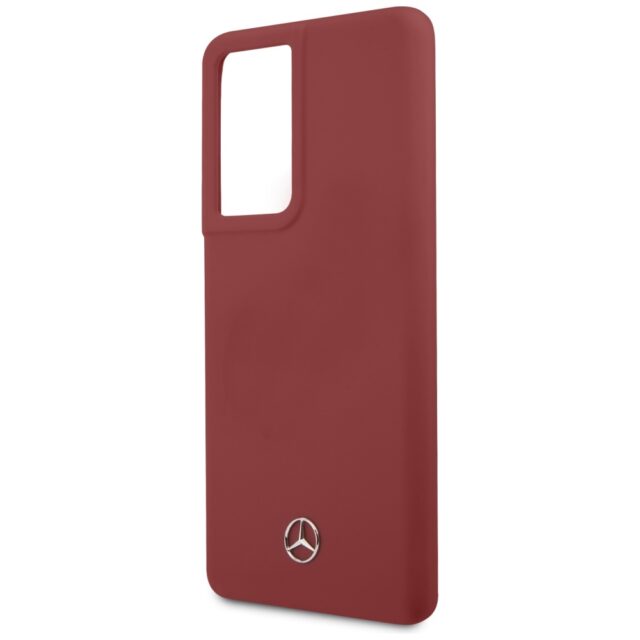 Mercedes MEHCS21LSILRE S21 Ultra G998 red hardcase Silicone Line - imagine 6