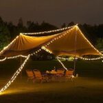 Lampki choinkowe LED snowflake/star -    6m/40 lampek ciepłe białe/warm white zasilane bat. 3xAA EHD-LS05 - imagine 9