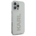 Karl Lagerfeld KLHCP16XHKLSTDCT iPhone 16 Pro Max 6.9" transparent hardcase IML Rhinestones Logo - imagine 4