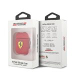 Ferrari FESACCSILSHRE AirPods Cover Red Silicone Collection - imagine 3