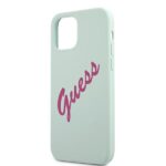 Guess GUHCP12LLSVSBF iPhone 12 Pro Max 6,7" blue fuschia hardcase Silicone Vintage - imagine 6