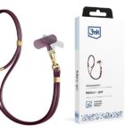 3MK EasyClip Elite Mulberry (gold) Phone Lanyard