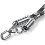 Usams SJ745 60W USB-C to USB-C 1.2m Black Phone Lanyard with Charging Cable - imagine 2