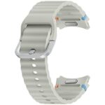 Sport Band Strap Samsung ET-SNL30SSEGEU for Watch 7 / 6 / 5 / 4 20mm S/M silver - imagine 3