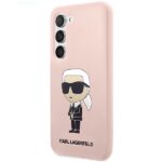 Karl Lagerfeld KLHCS23SSNIKBCP S23 S911hardcase pink Silicone Ikonik - imagine 2
