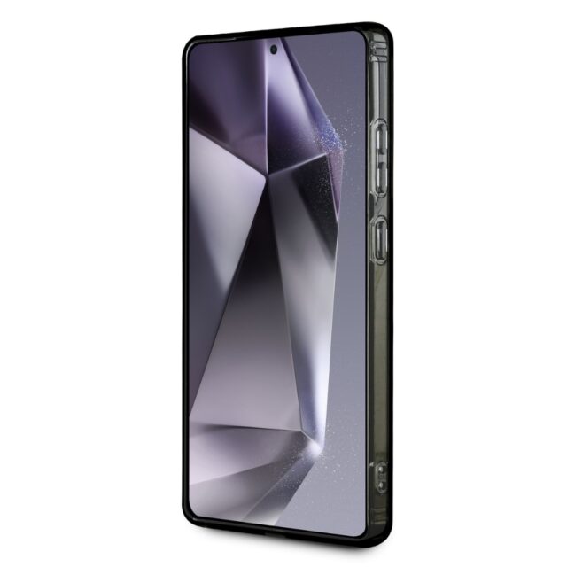 Case Karl Lagerfeld Button Karl & Choupette Heads On KL Pattern MagSafe Samsung Galaxy S25 Ultra bla - imagine 5