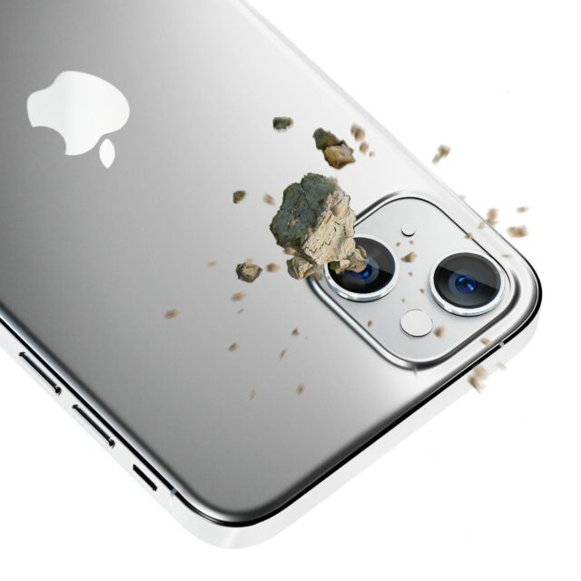 3MK Lens Protection Pro iPhone 14 6,1" silver Camera lens protection with mounting frame - imagine 3