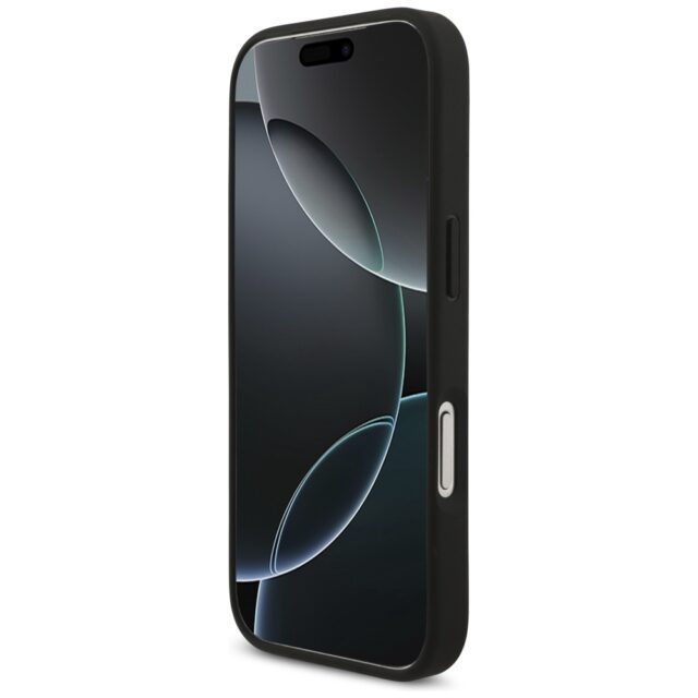Guess Grained Big 4G & Classic Logo case for iPhone 17 Pro black - imagine 5