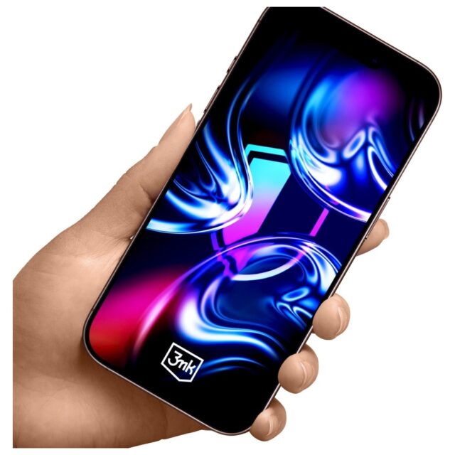 Tempered glass 3MK HardGlass Max with applicator for Apple iPhone 17 Pro Max - imagine 4