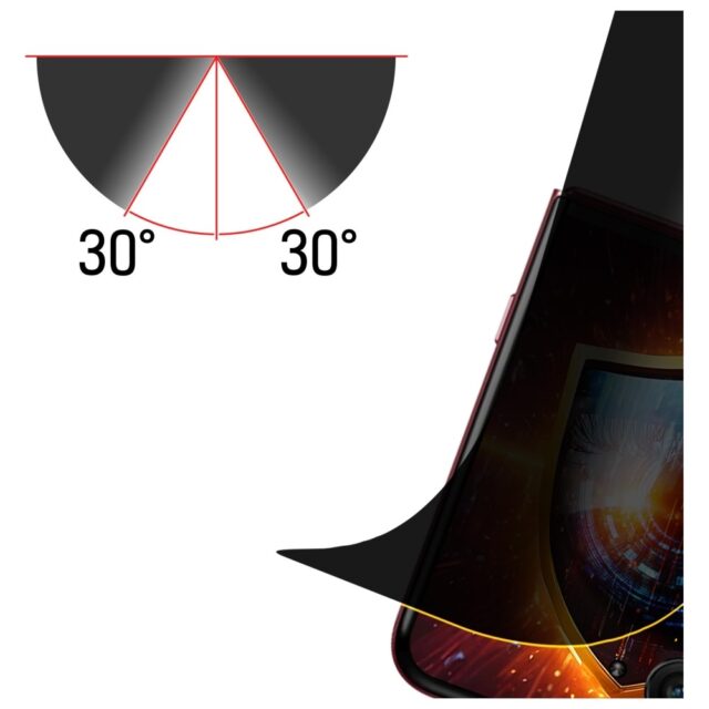 3MK Silky Matt Privacy Screen Protector for Motorola Razr 60 Ultra - imagine 2