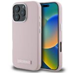 Karl Lagerfeld KLHMP16XPGMSRPP iPhone 16 Pro Max 6.9" pink hardcase FW Metal Plate MagSafe