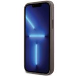 Guess GUHCP12MP4TDSCPW iPhone 12 / 12 Pro 6.1" brown hardcase Crossbody 4G Metal Logo - imagine 5