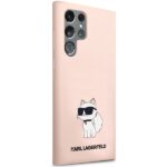 Karl Lagerfeld KLHCS24LSNCHBCP S24 Ultra S928 hardcase pink Silicone Choupette - imagine 4