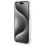 Guess GUHMP15SHFWFCT iPhone 15 / 14 / 13 6.1" transparent hardcase IML Flowers Wreatch MagSafe - imagine 5