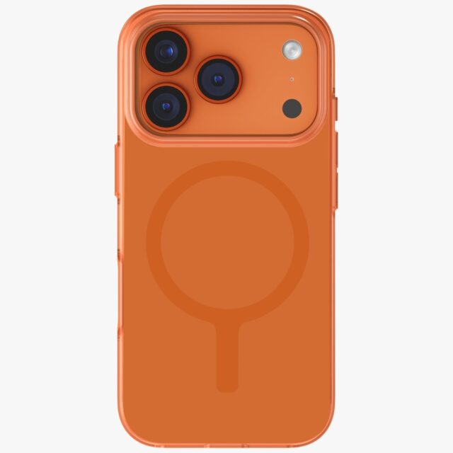 UNIQ Clario Case for iPhone 17 Pro Magclick Charging Orange - imagine 2