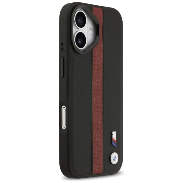 BMW M Perforated Stripe Logo MagSafe Case for iPhone 17 Red - imagine 4