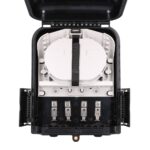 Extralink Selene | Fiber optic closure | 16 core, Black - imagine 6