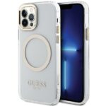 Guess GUHMP12MHTRMD iPhone 12/12 Pro 6.1" gold hardcase Metal Outline Magsafe