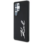 Karl Lagerfeld Silicone Metal Signature Logo Case for Samsung Galaxy S25 Ultra Black - imagine 2