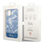 Guess GUHCP14SHGPLHB iPhone 14 / 15 / 13 6.1" blue hardcase Porcelain Collection - imagine 8