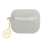 Guess GUAPLSC4EG AirPods Pro cover grey Silicone Charm 4G Collection - imagine 2