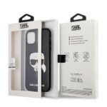 Karl Lagerfeld KLHCN61KHBK iPhone 11 6,1" / Xr black hardcase Ikonik Karl`s Head - imagine 8