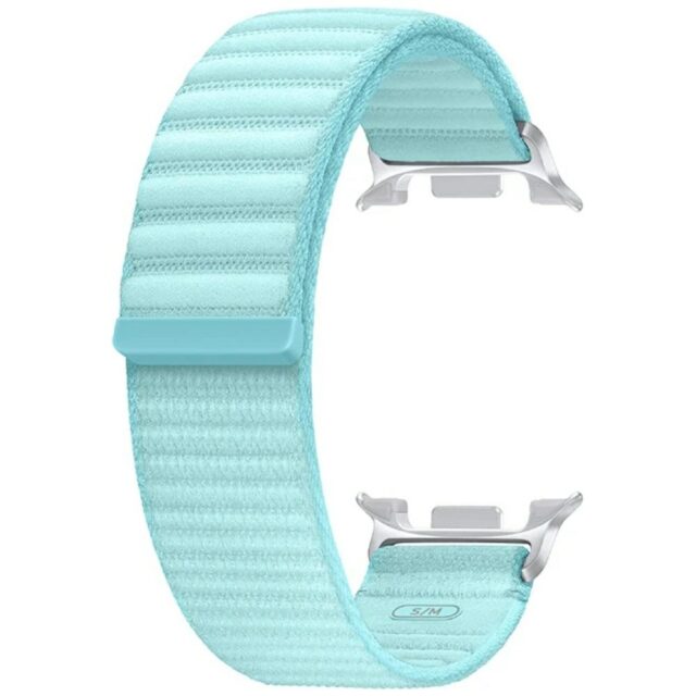 Band Samsung Fabric for Galaxy Watch8 / Watch8 Classic (S/M) mint - imagine 3