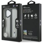 Case BMW M Perforated Stripe Logo MagSafe for iPhone 17 gray - imagine 8