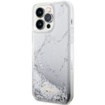 Guess GUHCP14XLCSGSGH iPhone 14 Pro Max 6.7" white hardcase Liquid Glitter Marble - imagine 2