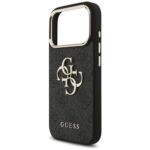 Case Guess 4G Big 4G Classic Logo for iPhone 17 Pro black gold - imagine 6