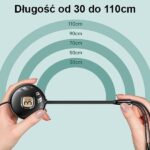 USAMS cable U69 3-in-1 1m black (Lightning/microUSB/USB-C) SJ508USB01 (US-SJ508) - imagine 4